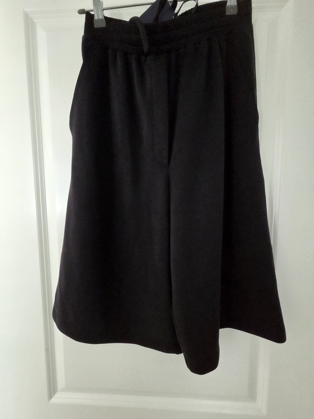 Black Pull-On Midi Skirt - Women